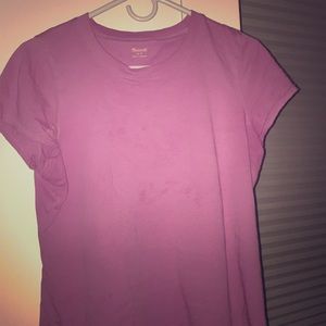 I’m selling a purple t-shirt.